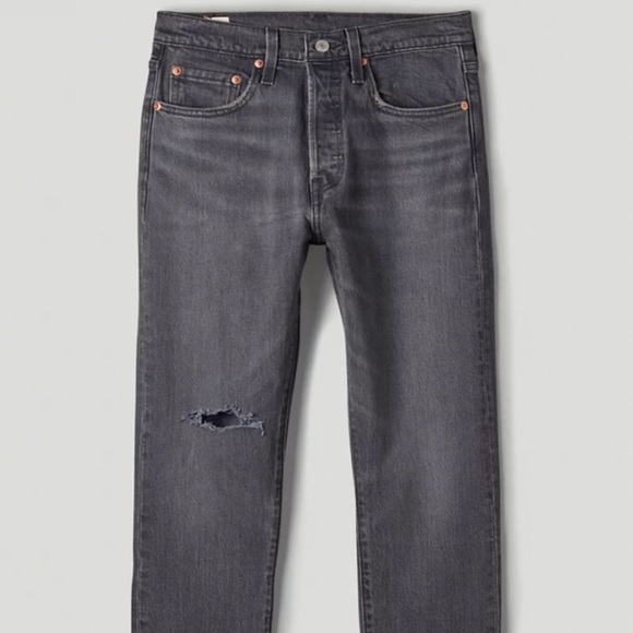 Levi's Women's 501 Stretch Skinny Jeans - Dark Side of the Moon NWT - Picture 5 of 9